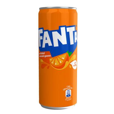 Fanta Portakal Aromalı Kutu 330 ML - Fanta