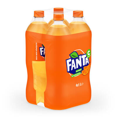 Fanta Portakal Aromalı Pet 4x1 L - Fanta
