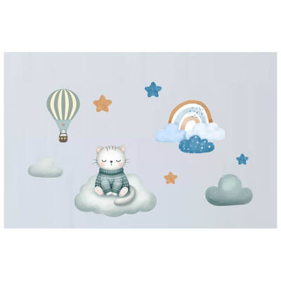 Farist Yapışkanlı 9 Parça Ahşap Duvar Süsü - Farist