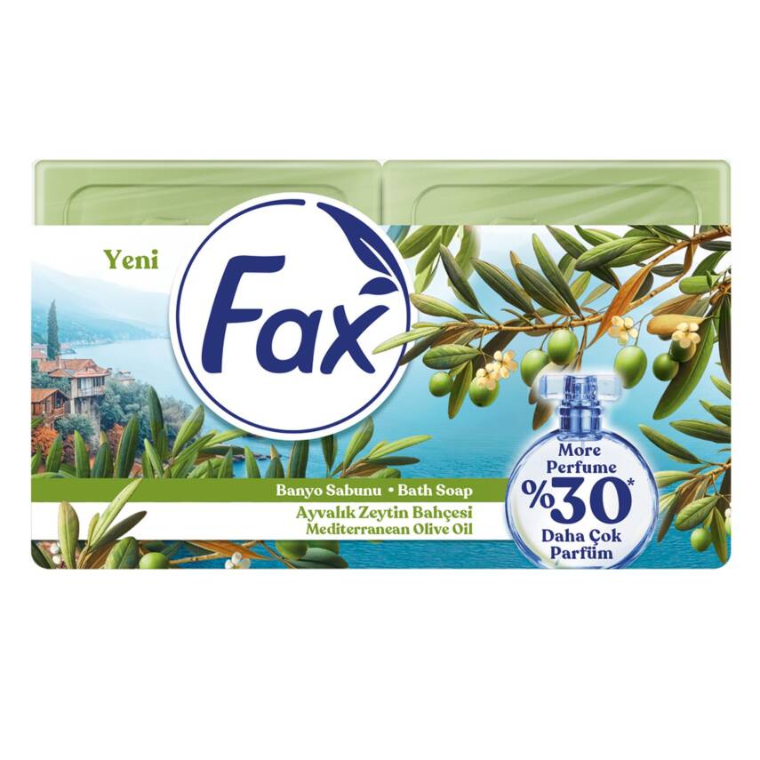 Fax Ayvalık Zeytinyağı Kalıp Sabun 4x150 G - 1