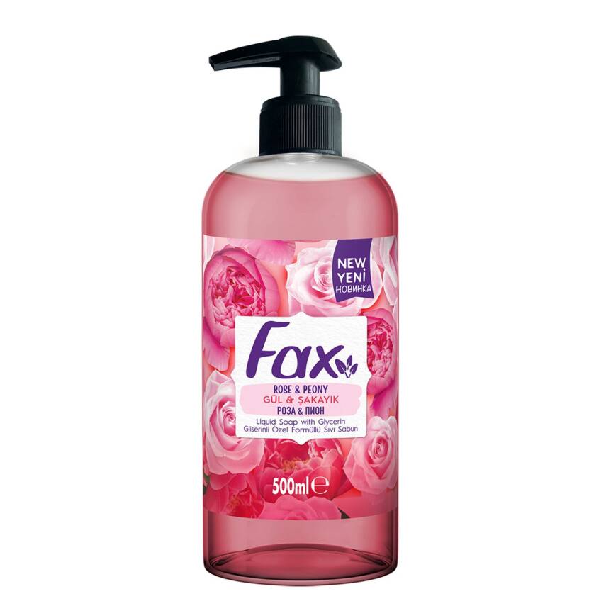 Fax Gül & Şakayık Sıvı Sabun 500 Ml - 1