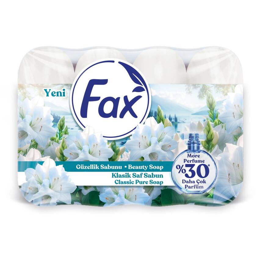 Fax Saf Sabun Beyaz 4x70 G - 1