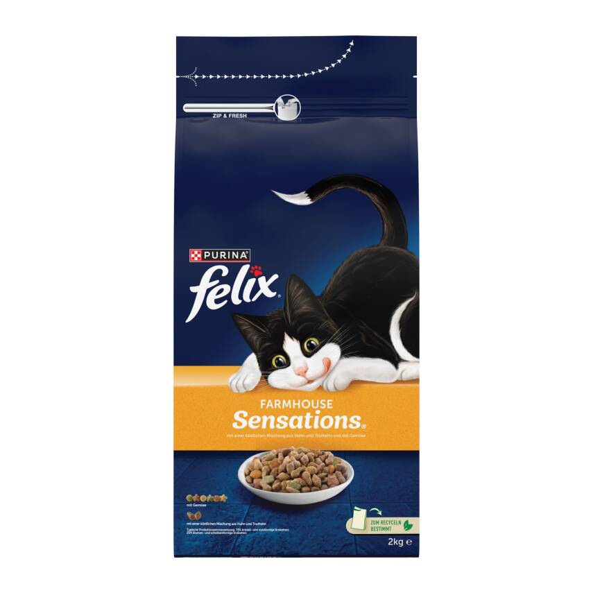 Felix Tavuk ve Hindili Kedi Maması 2 Kg - 1