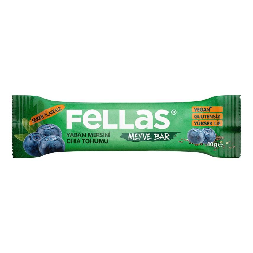 Fellas Chia ve Yaban Mersinli Meyve Bar 40 G - 1