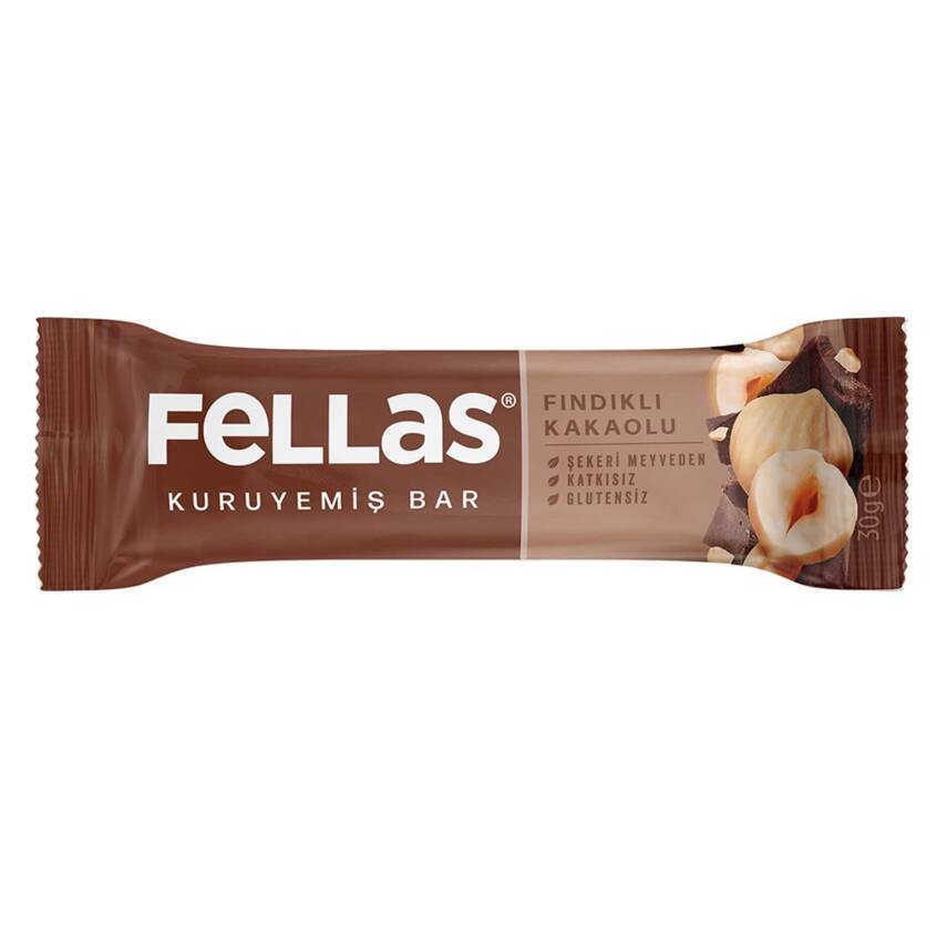 Fellas Fındıklı Kakaolu Kuruyemiş Bar 30 G - 1
