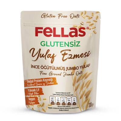 Fellas Glutensiz Yulaf Ezmesi 300 G - Fellas