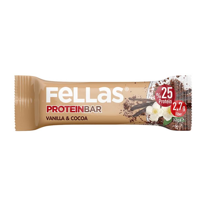 Fellas Optimum Vanilyalı ve Kakaolu Protein Bar 32 G - 1