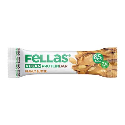 Fellas Vegan Protein Bar Yer Fıstığı Ezmeli 40 G - Fellas