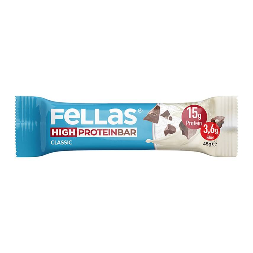 Fellas Yüksek Protein Bar - Sade 45 G - 1