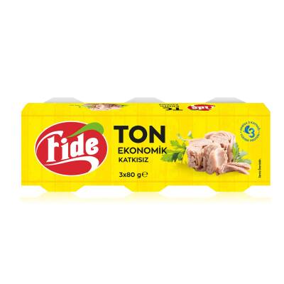 Fide Ekonomik Ton Balığı 3x80 G - Fide