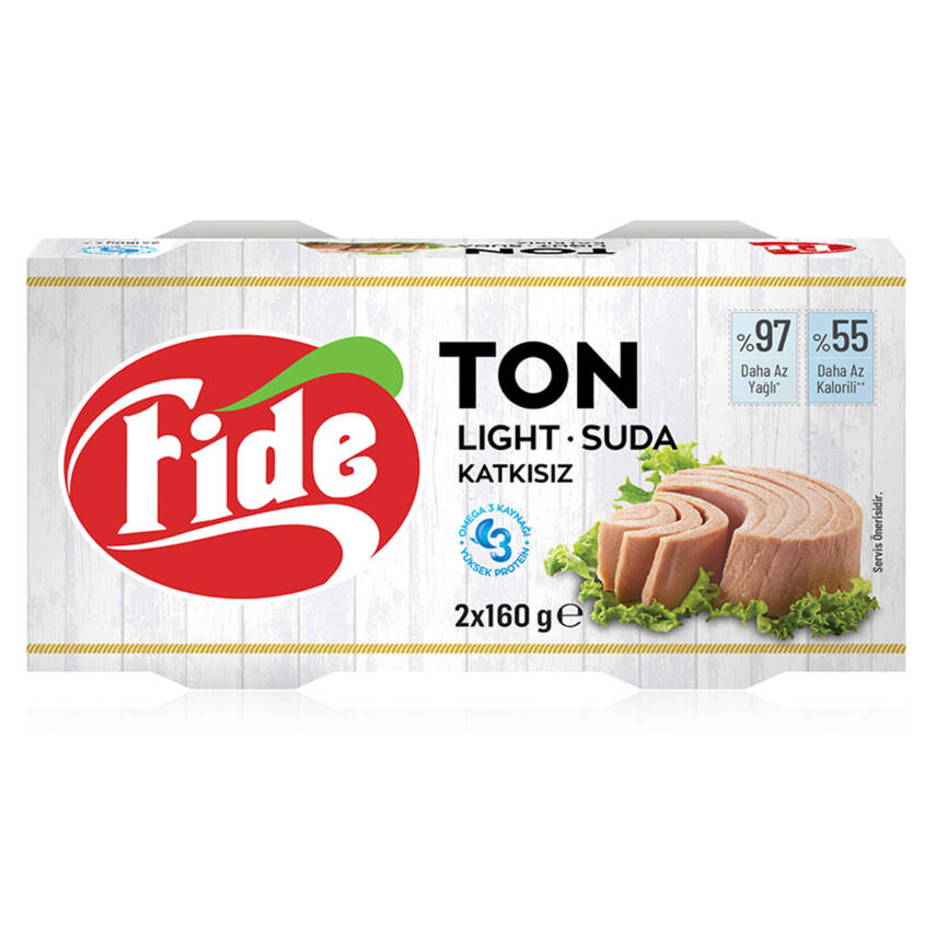 Fide Light Ton Balığı 2 x 160 G - 1
