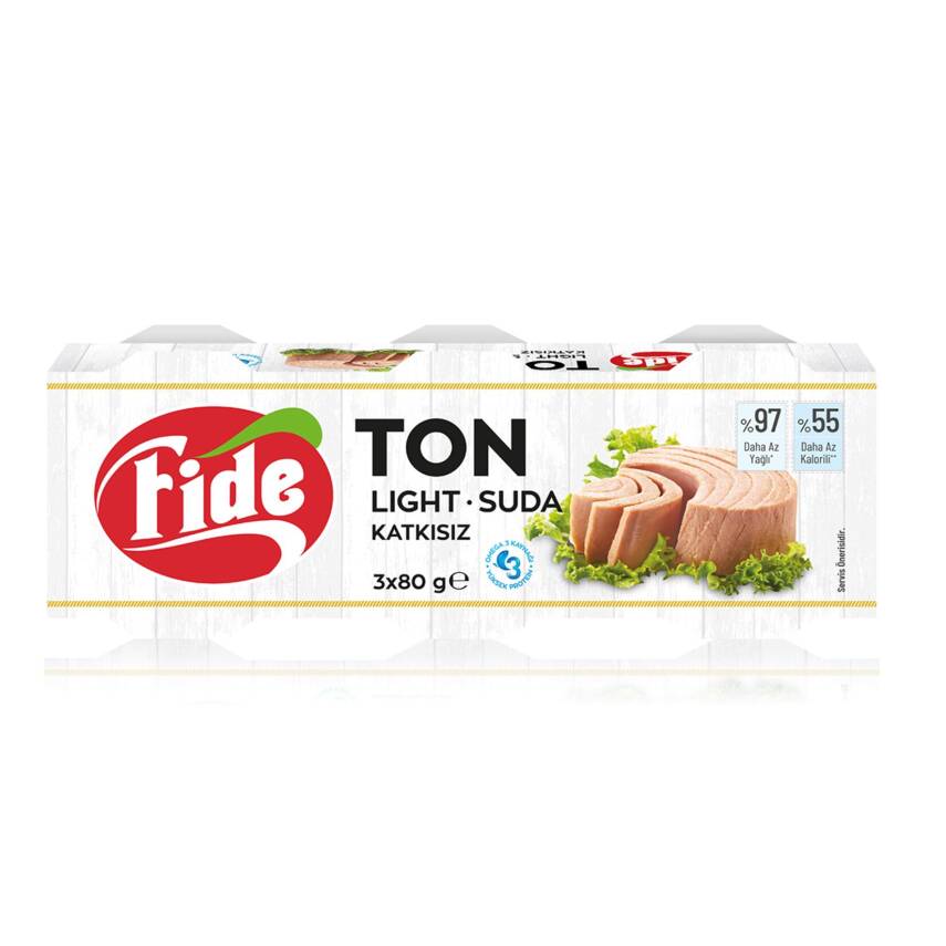 Fide Light Ton Balığı 3X80 G - 1