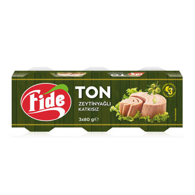 Fide Zeytinyağlı Ton Balığı 3x80 G - Fide
