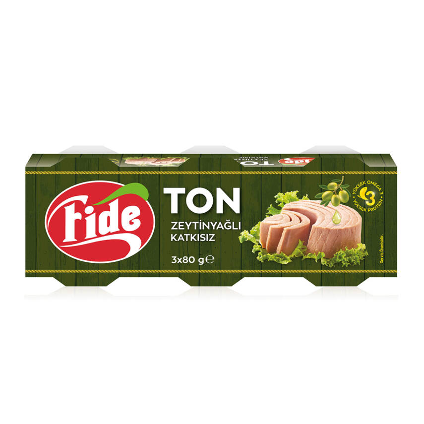 Fide Zeytinyağlı Ton Balığı 3x80 G - 1