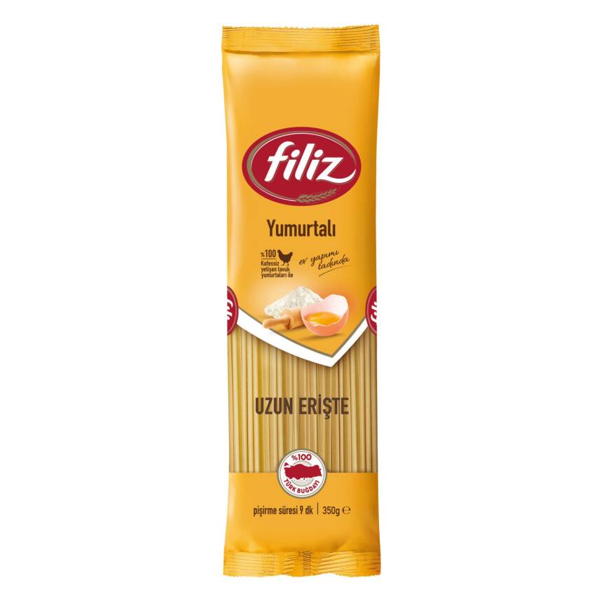 Filiz Yumurtalı Uzun Erişte Makarna 350 G - 1