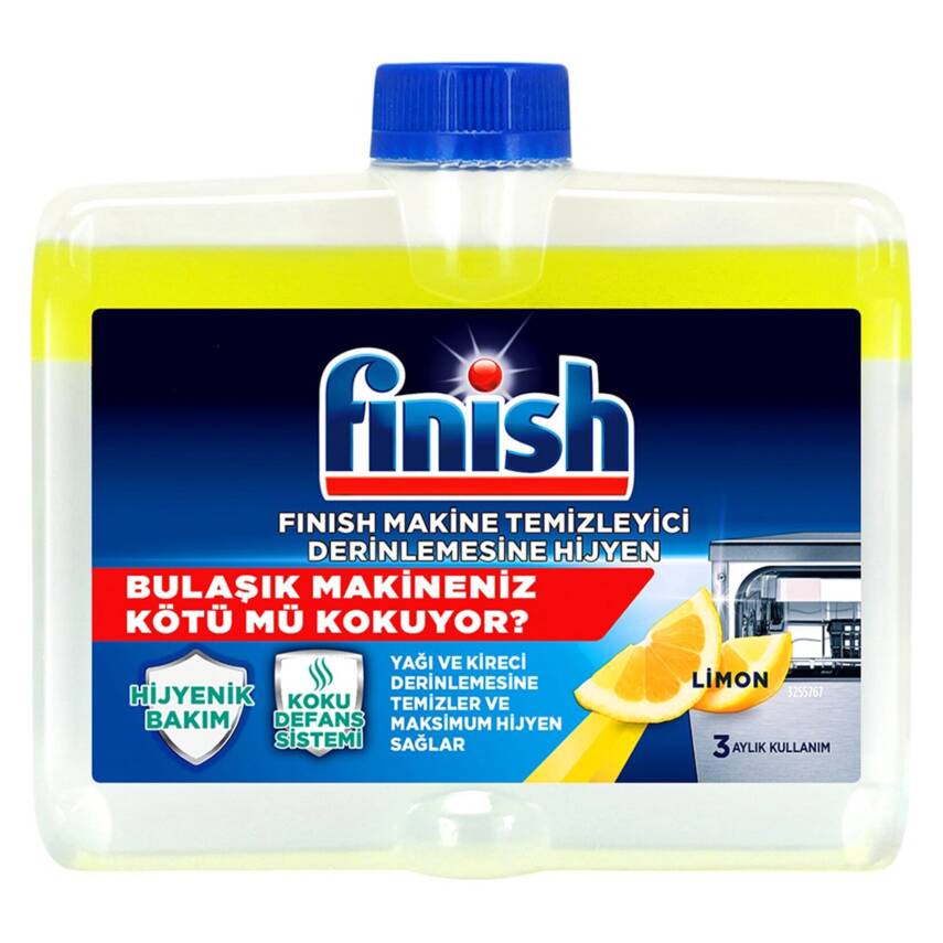 Finish Bulaşık Makinesi Hijyen Temizleyici 250 Ml Limon - 1