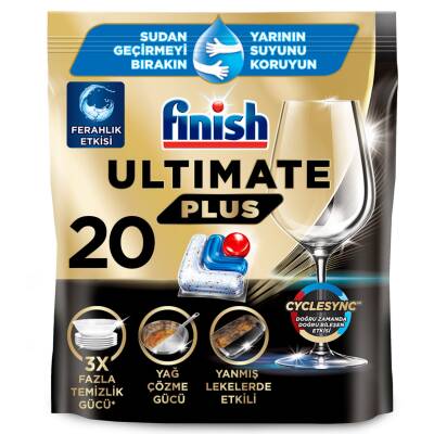 Finish Ultimate Plus Hepsi 1 Arada 20 Tablet 244 G - Finish