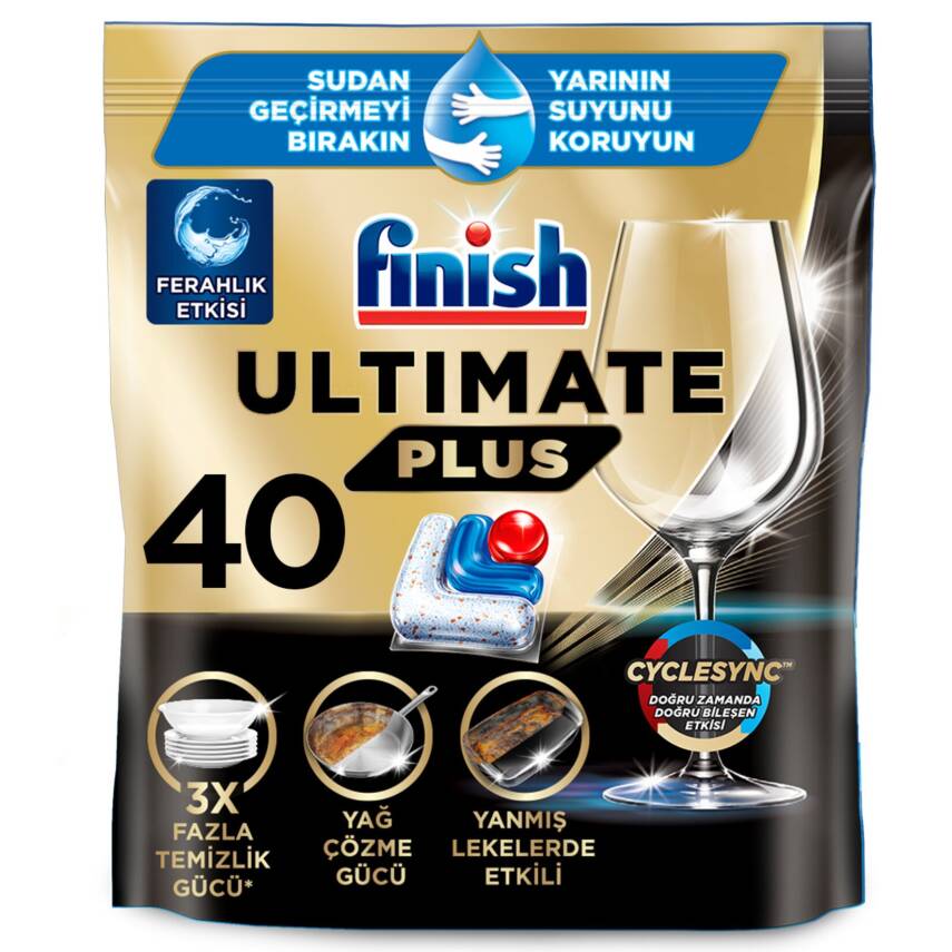 Finish Ultimate Plus Hepsi 1 Arada 40 Tablet 488 G - 1