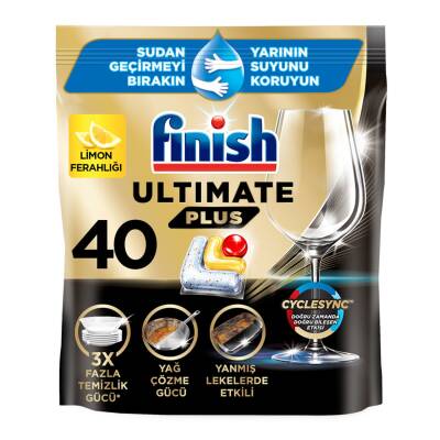 Finish Ultimate Plus Limon 40 Tablet 488 G - Finish