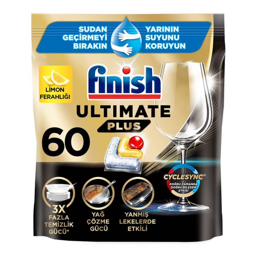 Finish Ultimate Plus Limon 60 Tablet - 1