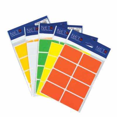 Fly Etiket Renkli Beyaz Büyük Boy Not Kağıdı - Fly