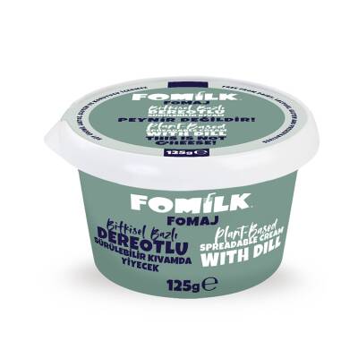 Fomilk Bitkisel Bazlı Dereotlu Sürülebilir Kıvamda Yiyecek 125 G - Fomilk