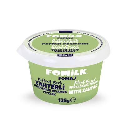 Fomılk Bitkisel Bazlı Zahterli Sürülebilir Kıvamda Yiyecek 125 G - Fomilk