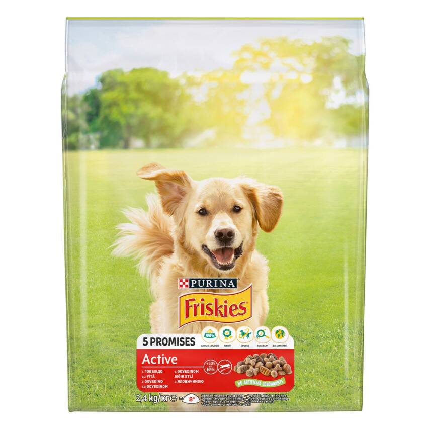 Friskies Etli Aktif Köpek 2.4 Kg - 1
