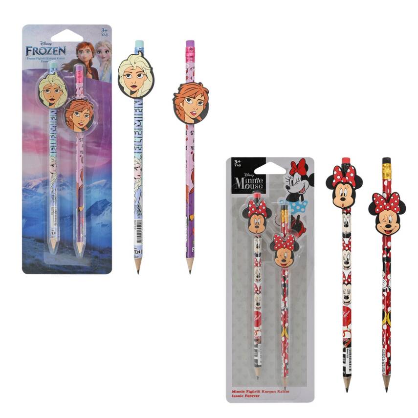 Frocx Disney Figürlü Kurşun Kalem 2'li Paket - 1