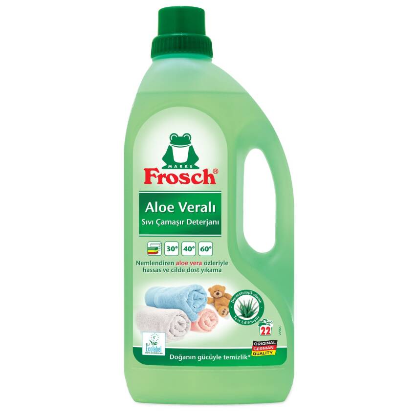 Frosch Aloe Veralı Sıvı Çamaşır Deterjanı 1,5 L 20 Yıkama - 1