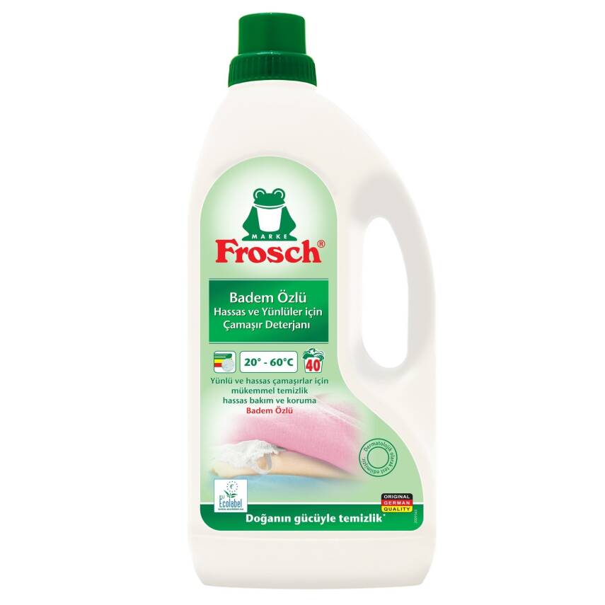 Frosch Badem Özlü Hassas ve Yünlüler Çamaşır Deterjanı 1.5 L - 1