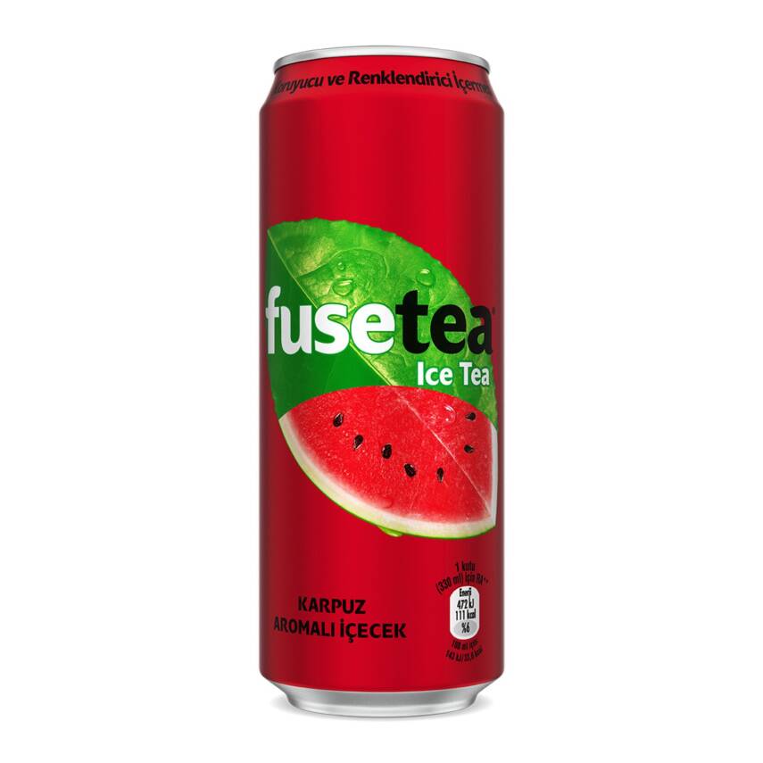 Fuse Tea Karpuz Aromalı Soğuk Çay Kutu 330 ML - 1