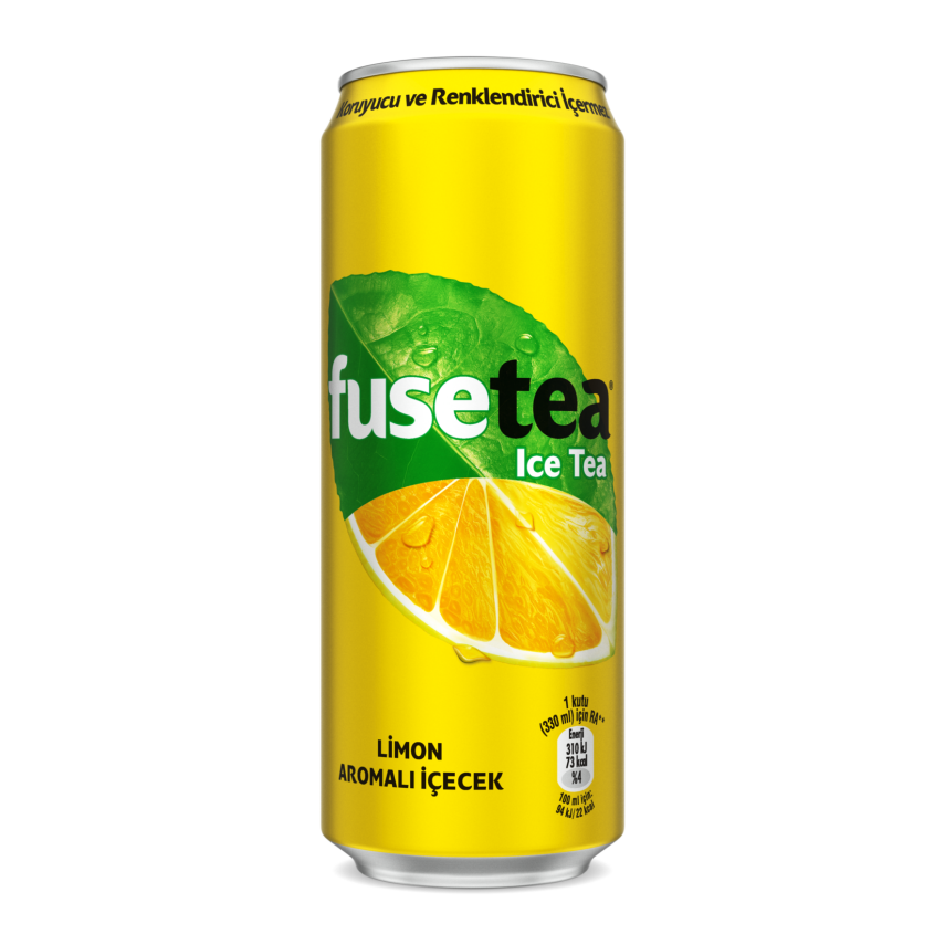 Fuse Tea Limon Aromalı Soğuk Çay Kutu 330 ML - 1