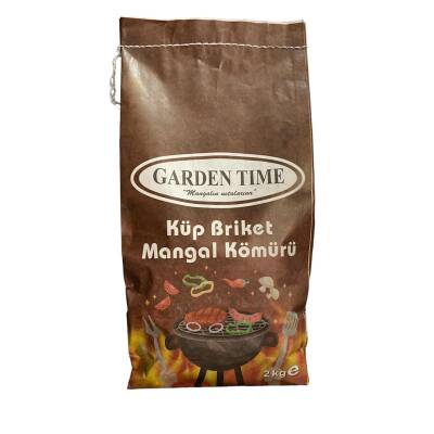 Garden Time Premium Küp Briket Kömür 2Kg - Garden