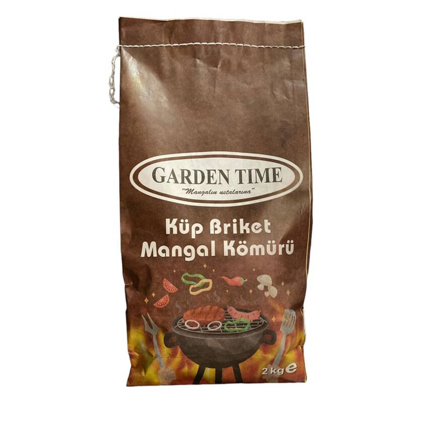 Garden Time Premium Küp Briket Kömür 2Kg - 1