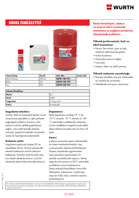Genel Temizleme Spreyi 500ML - 3
