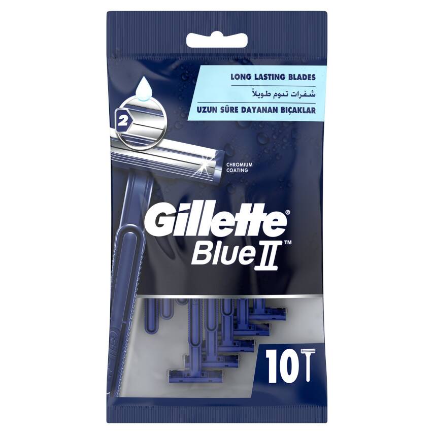 Gillette Blue2 Kullan At Tıraş Bıçağı 10 Adet - 1