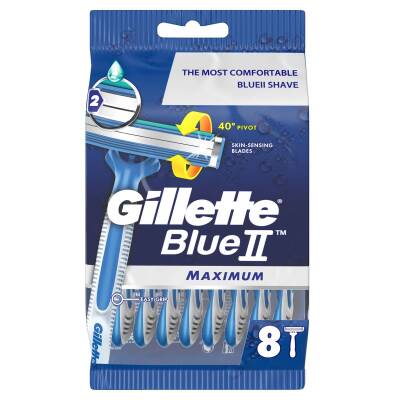 Gillette Blue2 Maximum Kullan At Tıraş Bıçağı 8 Adet - Gilette