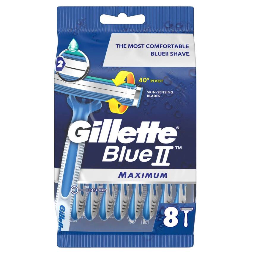 Gillette Blue2 Maximum Kullan At Tıraş Bıçağı 8 Adet - 1