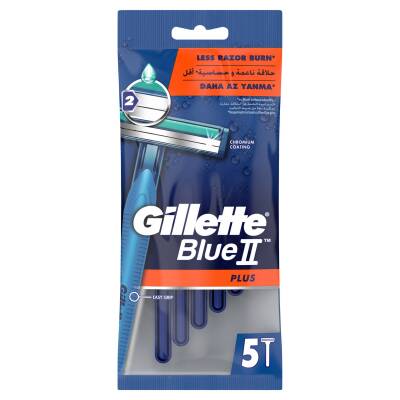 Gillette Blue2 Plus 5'li Poşet Tıraş Bıçağı - Gilette