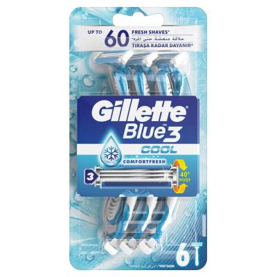 Gillette Blue3 Plus Cool Tıraş Bıçağı 6'lı - Gilette