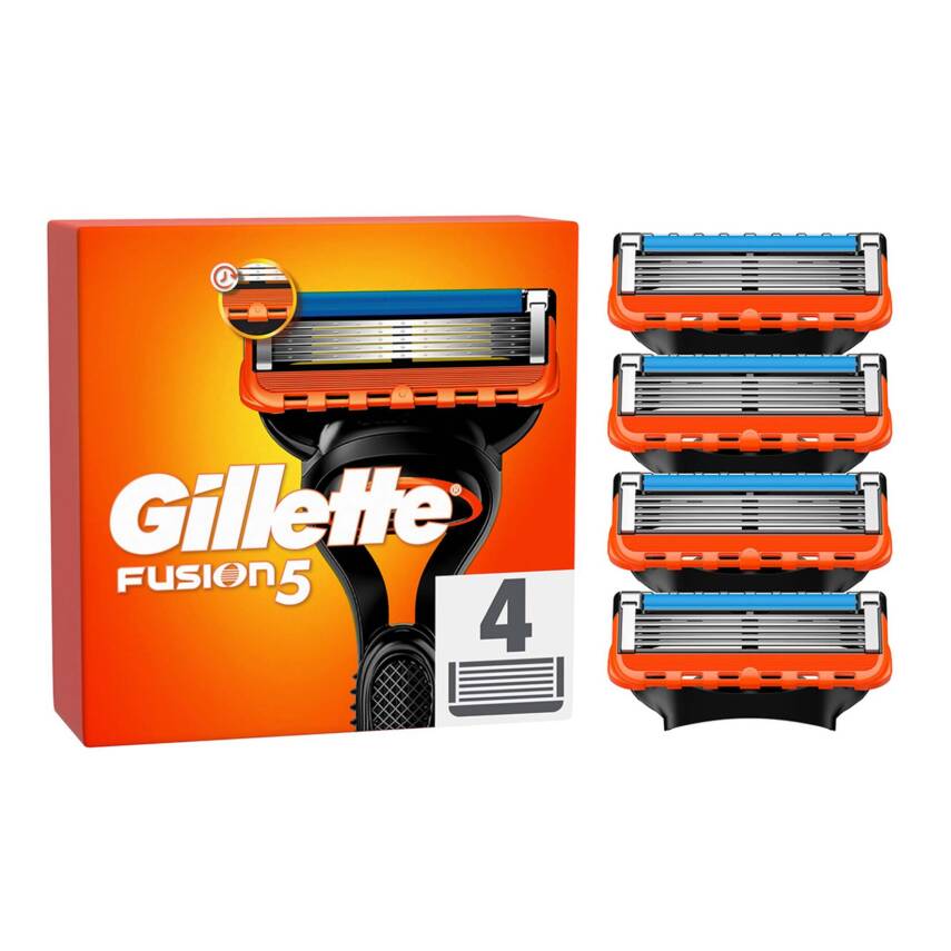 Gillette Fusion Yedek Tıraş Bıçağı 4 Adet - 1
