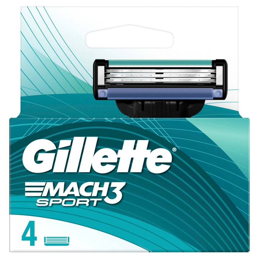 Gillette Mach3 Start Yedek Tıraş Bıçağı 4 Adet - 1