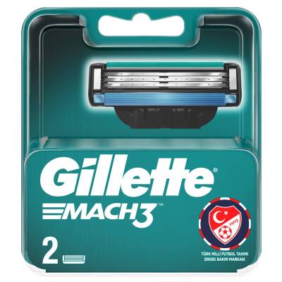 Gillette Mach3 Yedek Tıraş Bıçağı 2 Adet - Gilette