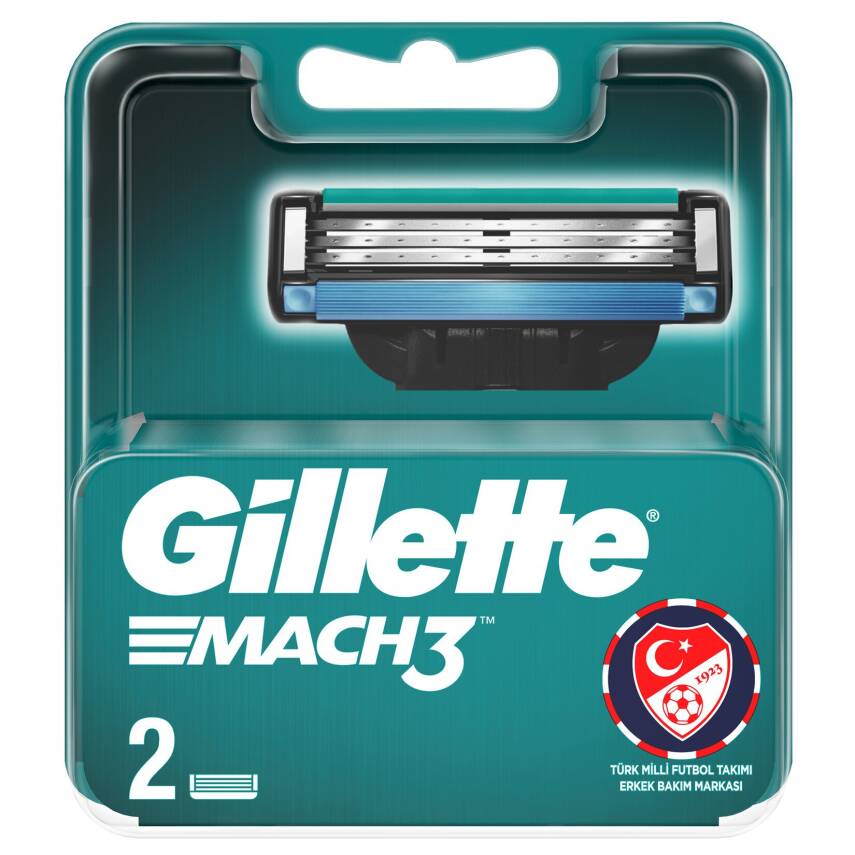 Gillette Mach3 Yedek Tıraş Bıçağı 2 Adet - 1