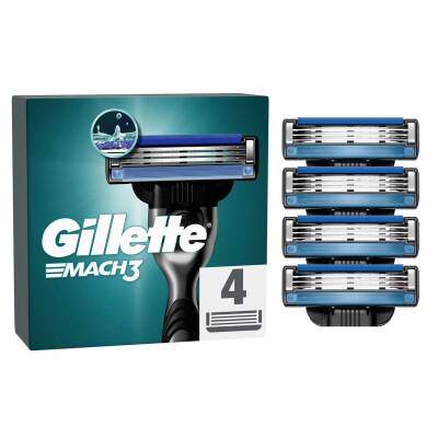 Gillette Mach3 Yedek Tıraş Bıçağı 4 Adet - Gilette