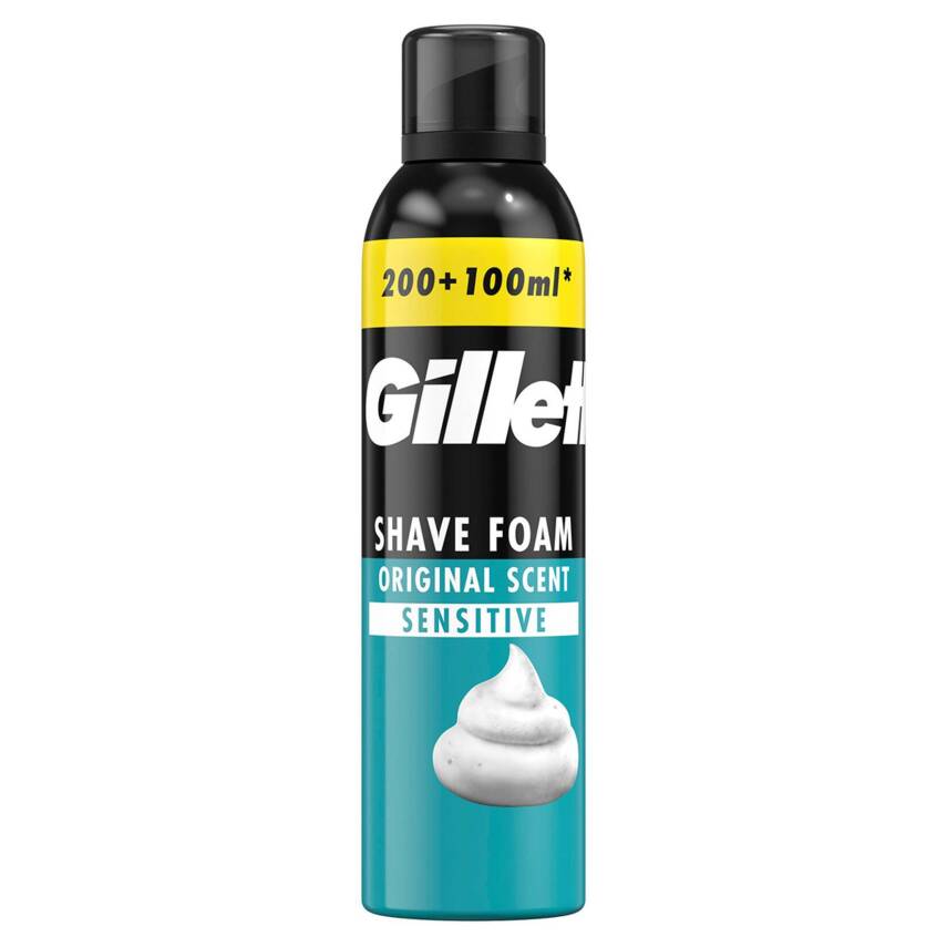 Gillette Tıraş Köpüğü Hassas 300 Ml - 1