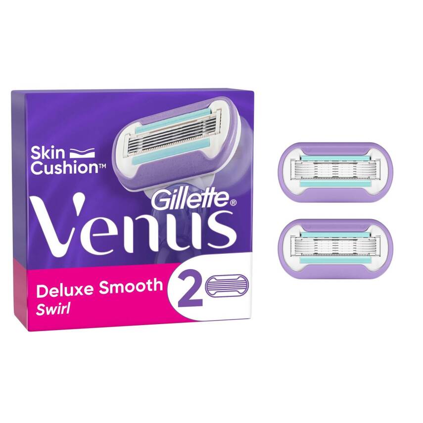 Gillette Venus Extra Smooth Swirl 2 Adet Yedek Başlık - 1