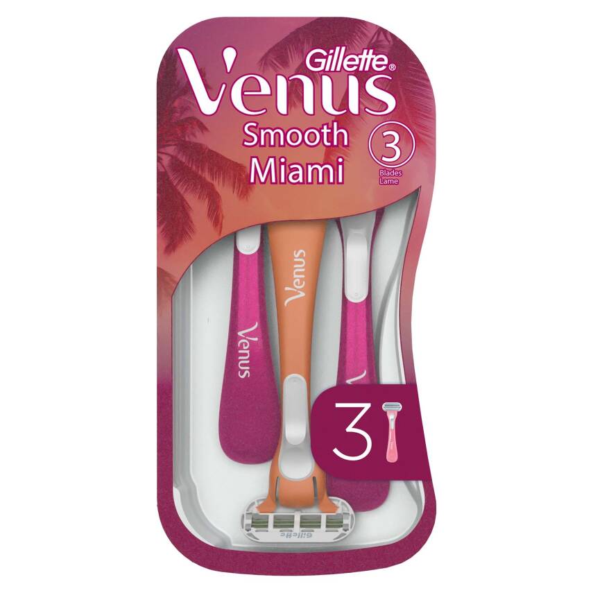 Gillette Venus Kullan At Miami 3'lü - 1