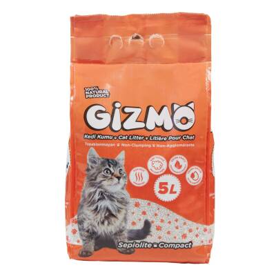 Gizmo Compact İnce Taneli Kedi Kumu 5L - Gizmo